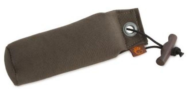 Huvudbild Tygdummy Ca 250 g Khaki Plasthandtag Totallängd utan handtag ca 19 cm Diameter ca 6 cm