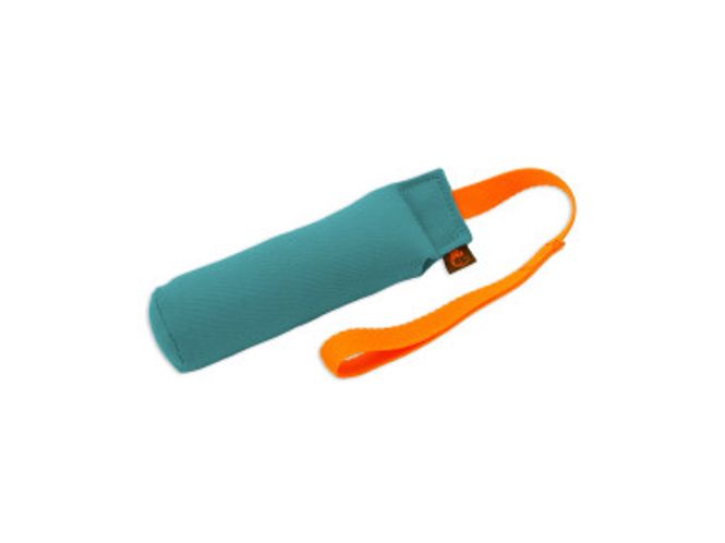 Huvudbild Tygdummy Ca 100 g Lite Small Grön Bandhandtag Totallängd utan handtag ca 19 cm Diameter ca 6 cm